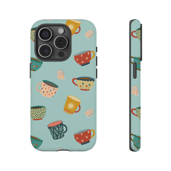 Phone Case: Tea Cups and Tea Bags