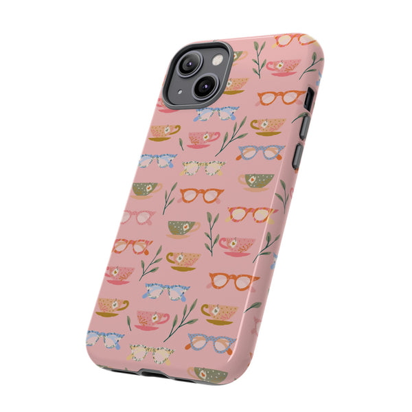 Phone Case: Tea Cups and Glasses