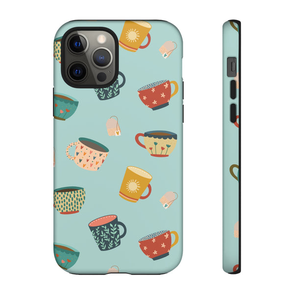 Phone Case: Tea Cups and Tea Bags