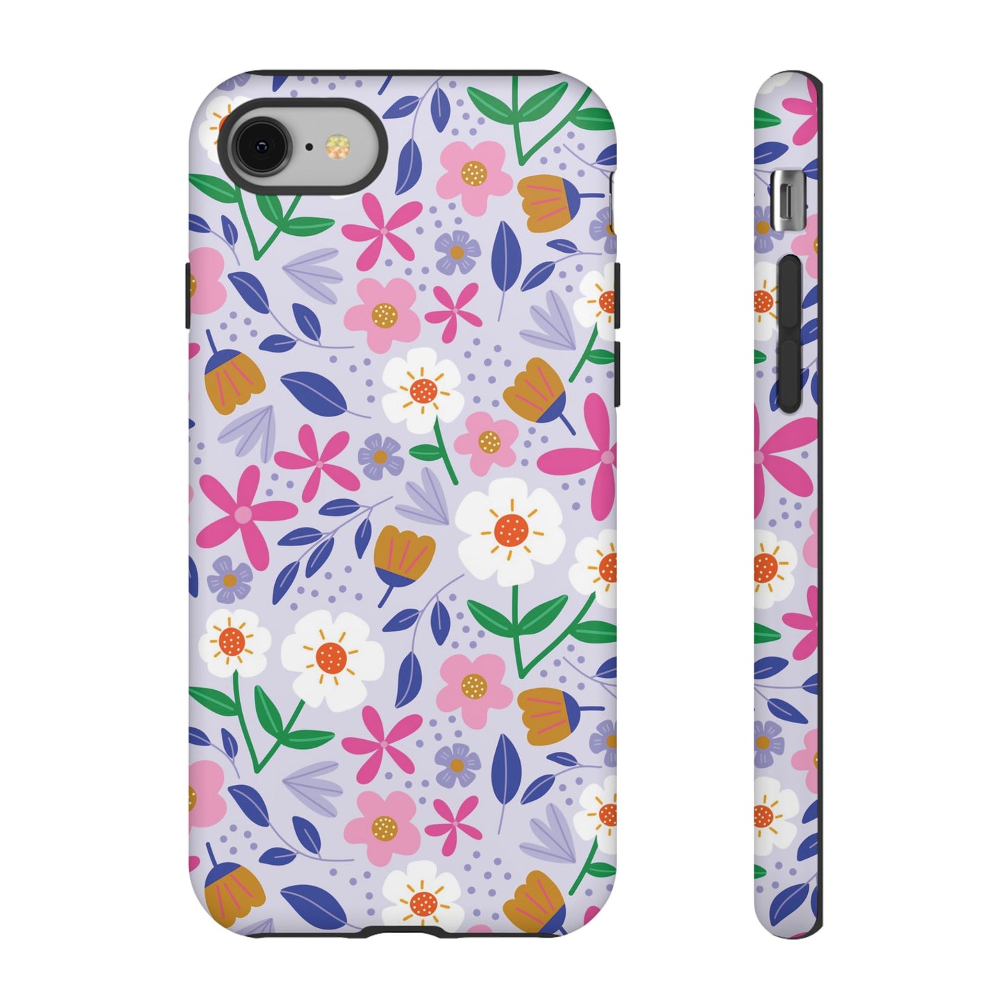 Phone Case: Blooms on Lilac