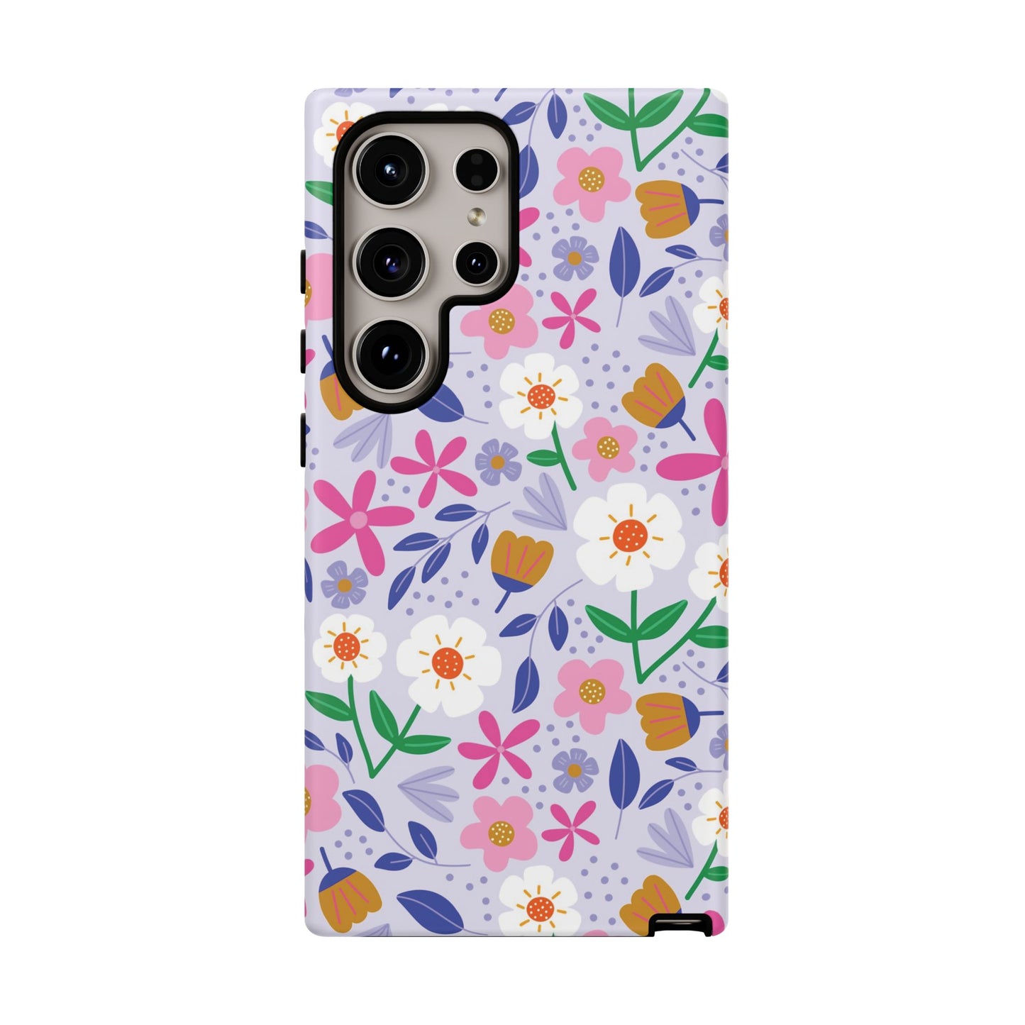 Phone Case: Blooms on Lilac