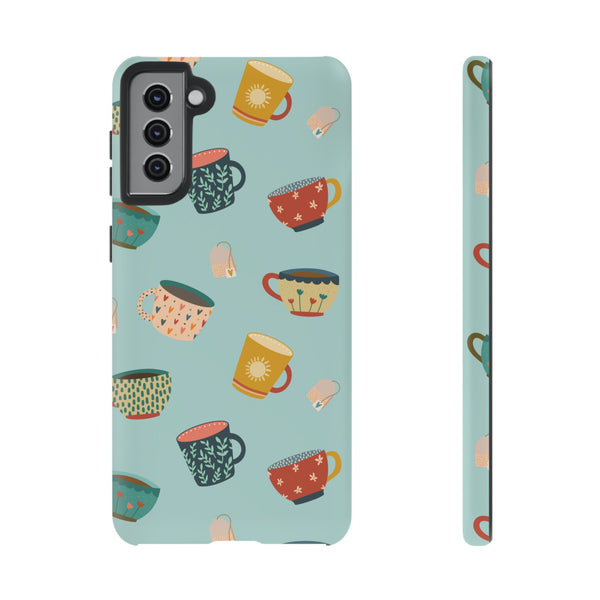 Phone Case: Tea Cups and Tea Bags
