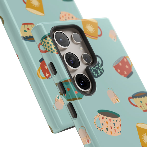Phone Case: Tea Cups and Tea Bags