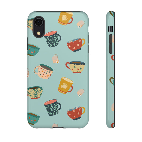 Phone Case: Tea Cups and Tea Bags