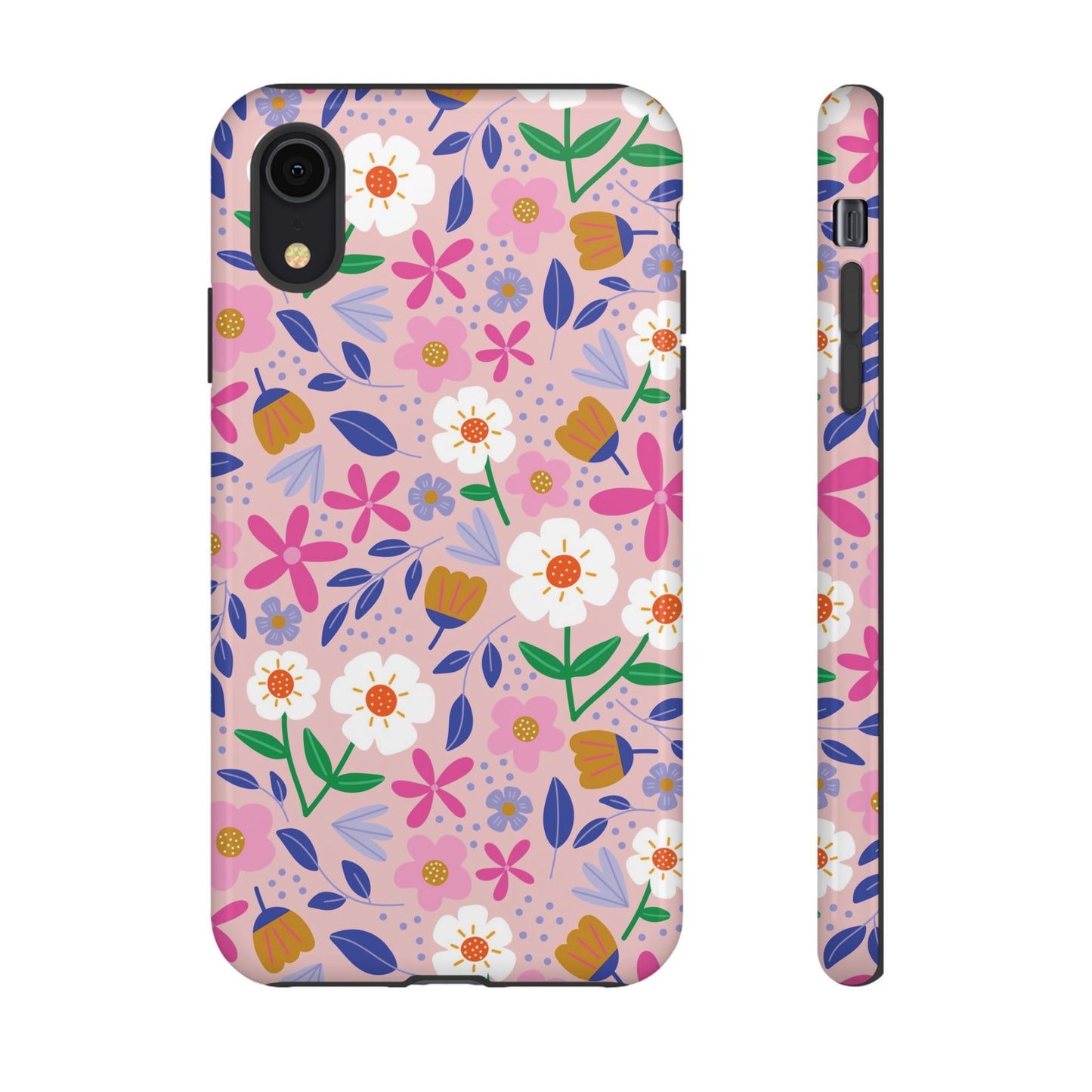 Phone Case: Blooms on Pink