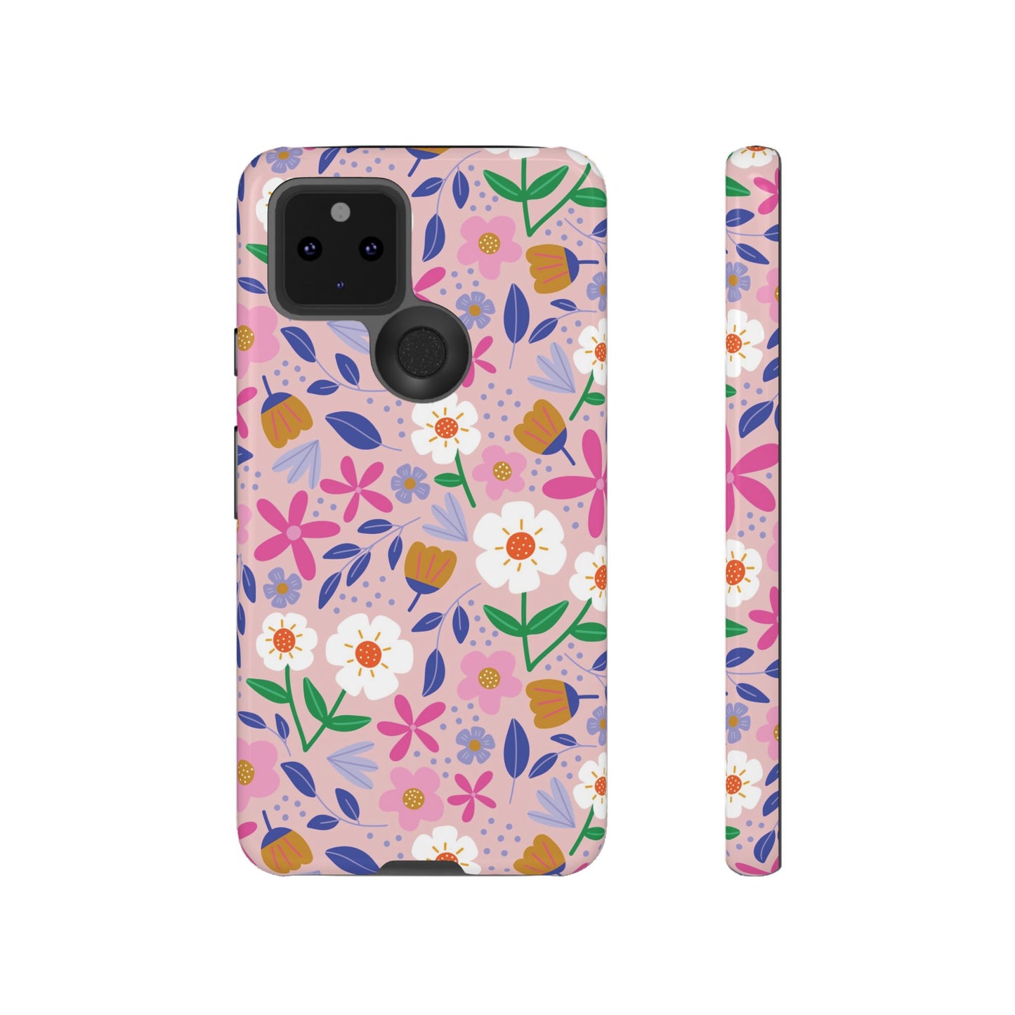 Phone Case: Blooms on Pink