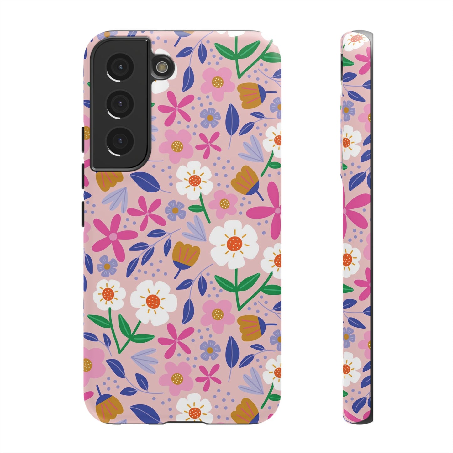 Phone Case: Blooms on Pink