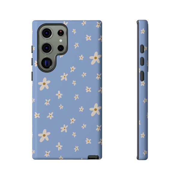 Phone Case: Daisies on Blue