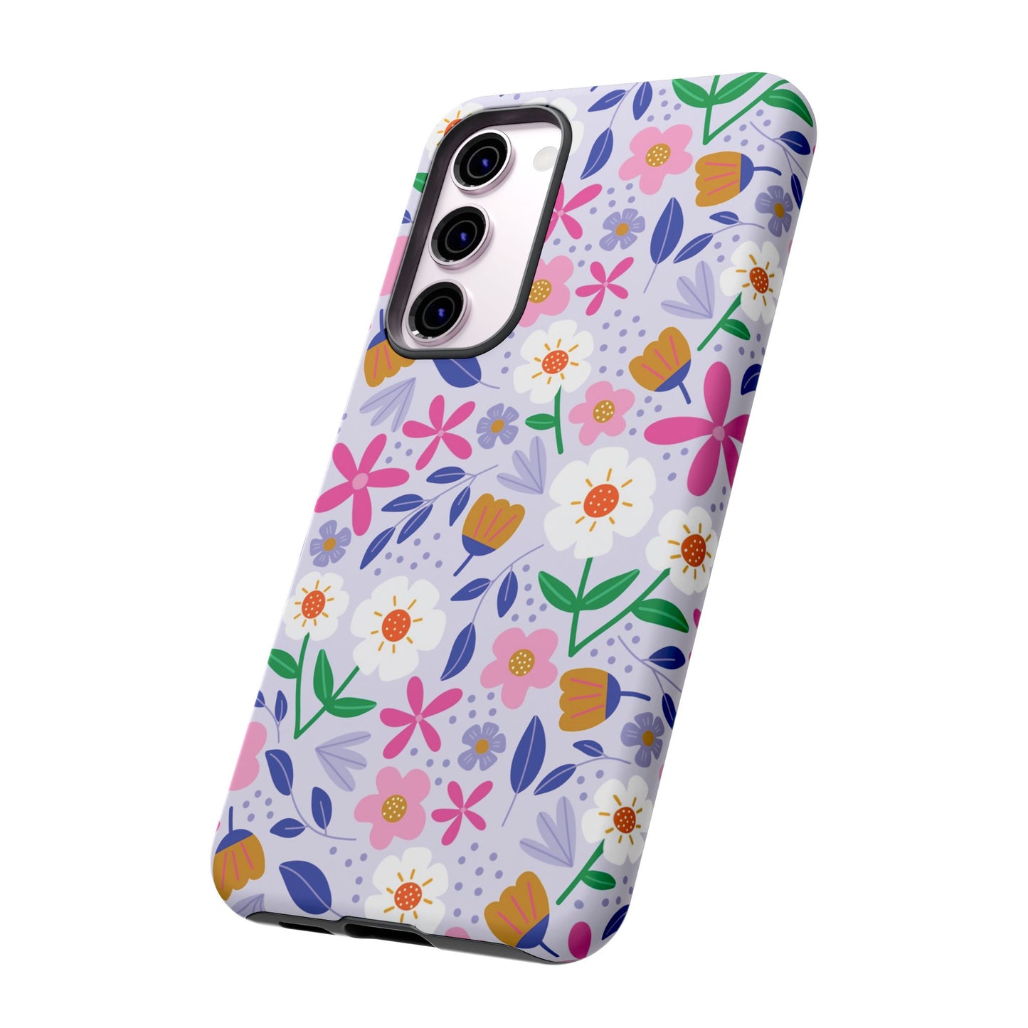 Phone Case: Blooms on Lilac