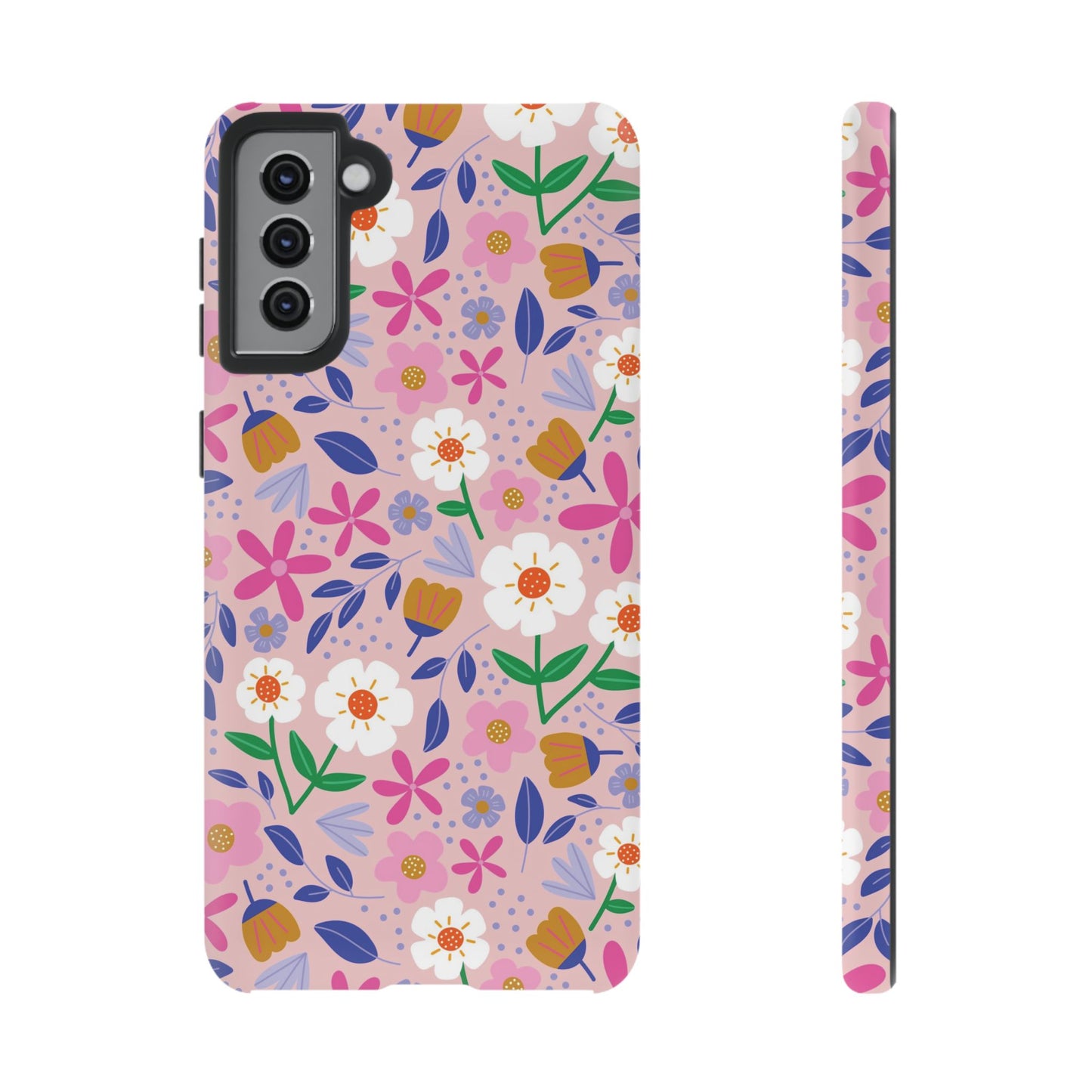 Phone Case: Blooms on Pink