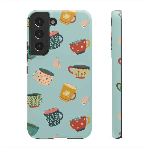 Phone Case: Tea Cups and Tea Bags