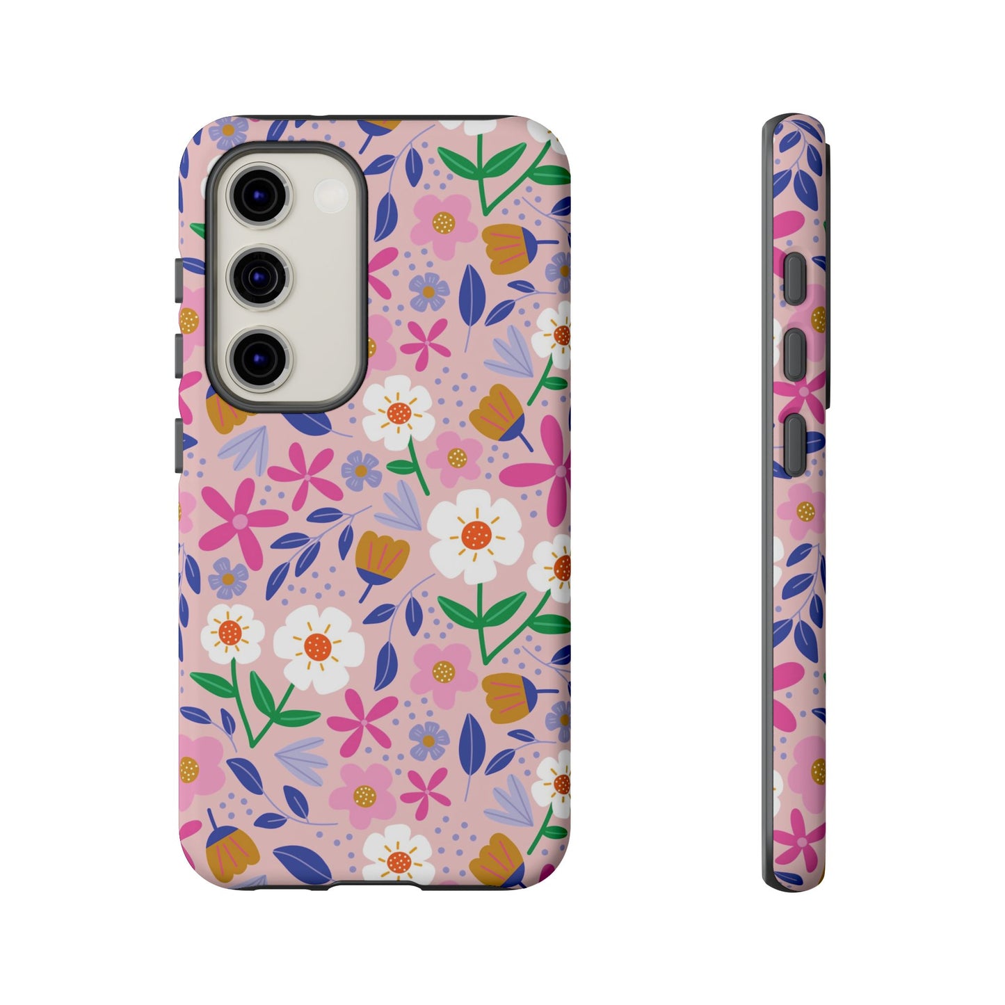 Phone Case: Blooms on Pink