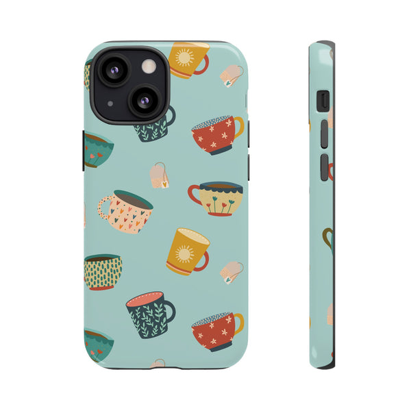 Phone Case: Tea Cups and Tea Bags