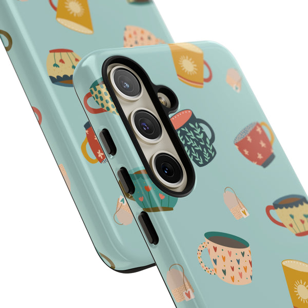 Phone Case: Tea Cups and Tea Bags
