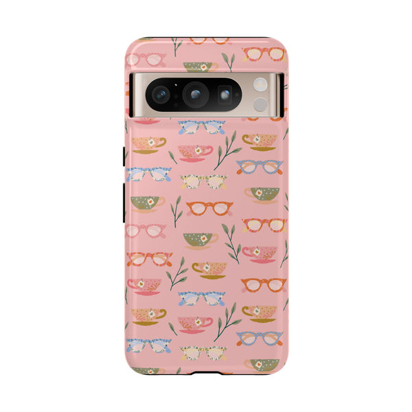 Phone Case: Tea Cups and Glasses