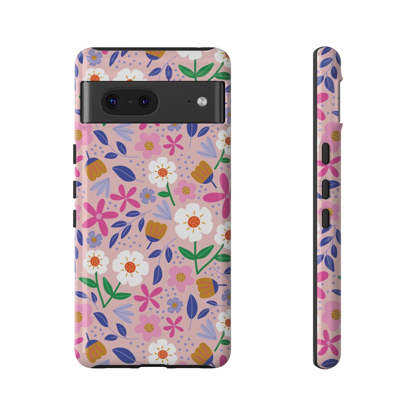 Phone Case: Blooms on Pink