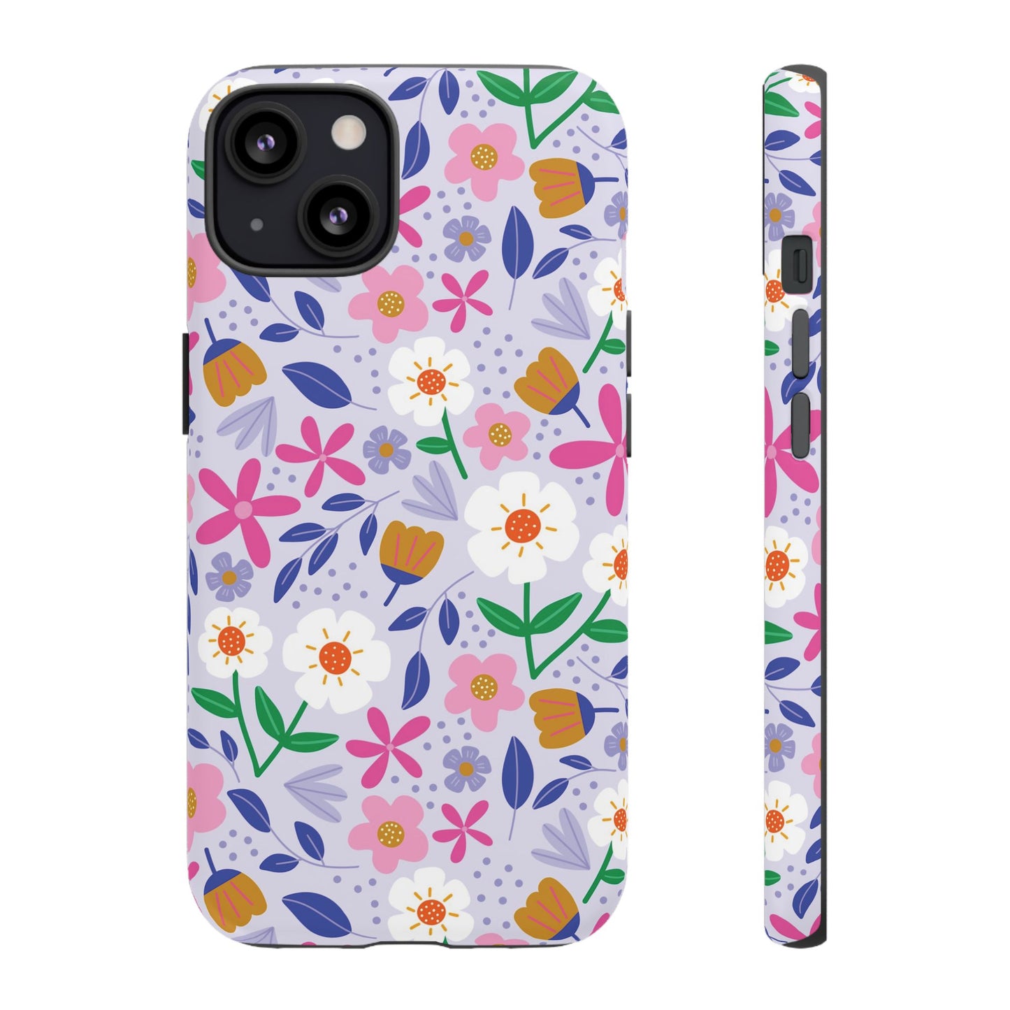Phone Case: Blooms on Lilac