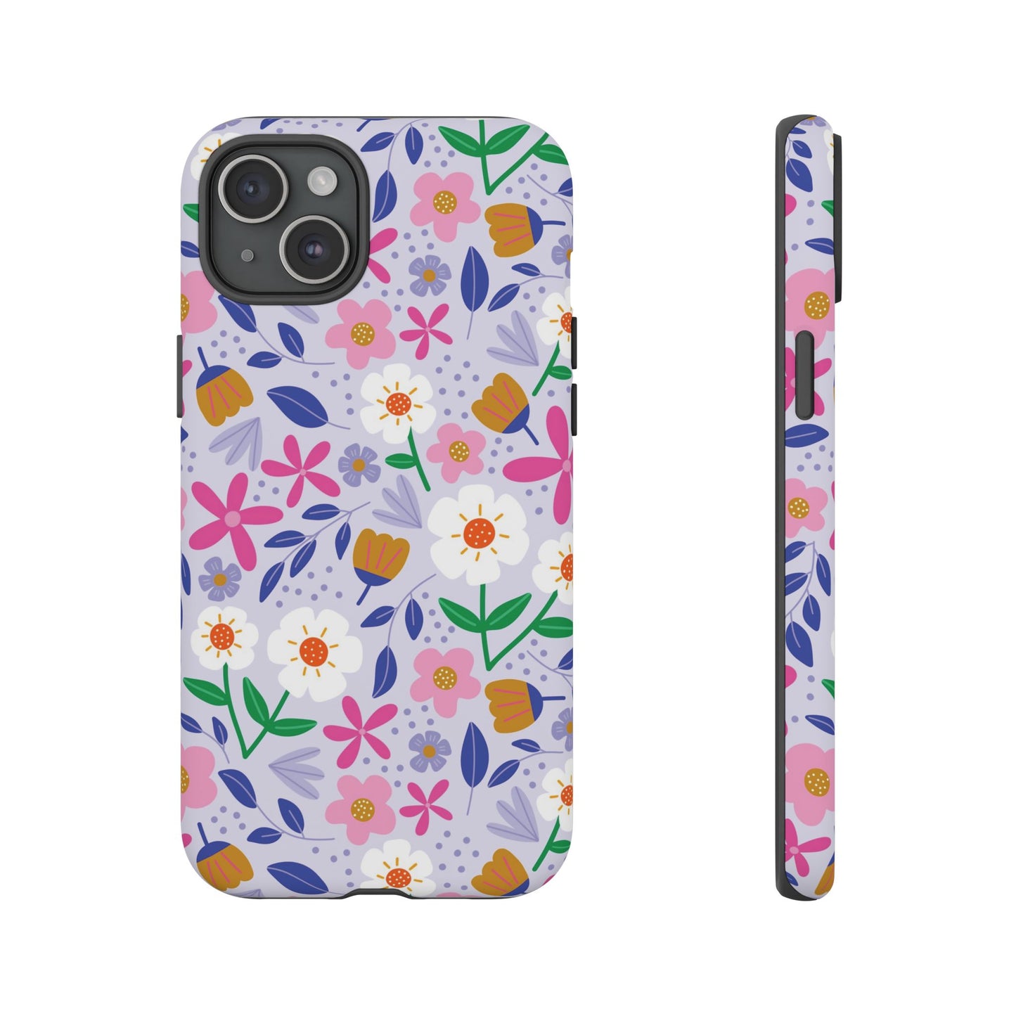 Phone Case: Blooms on Lilac