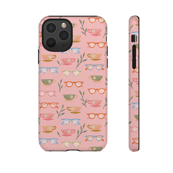 Phone Case: Tea Cups and Glasses