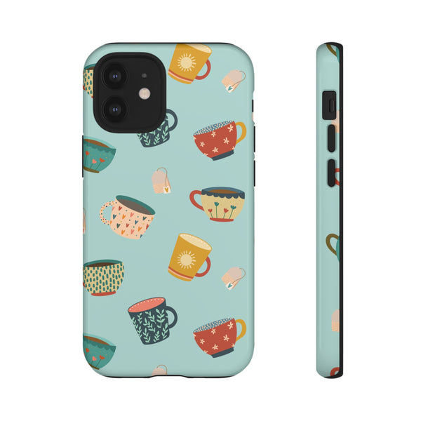 Phone Case: Tea Cups and Tea Bags