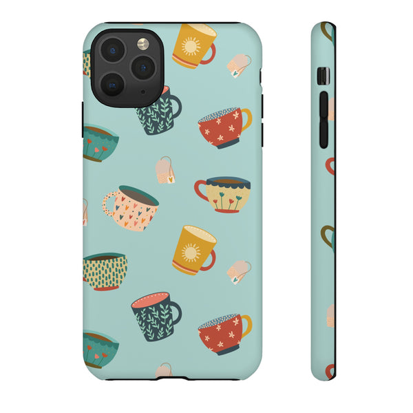 Phone Case: Tea Cups and Tea Bags