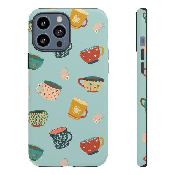 Phone Case: Tea Cups and Tea Bags