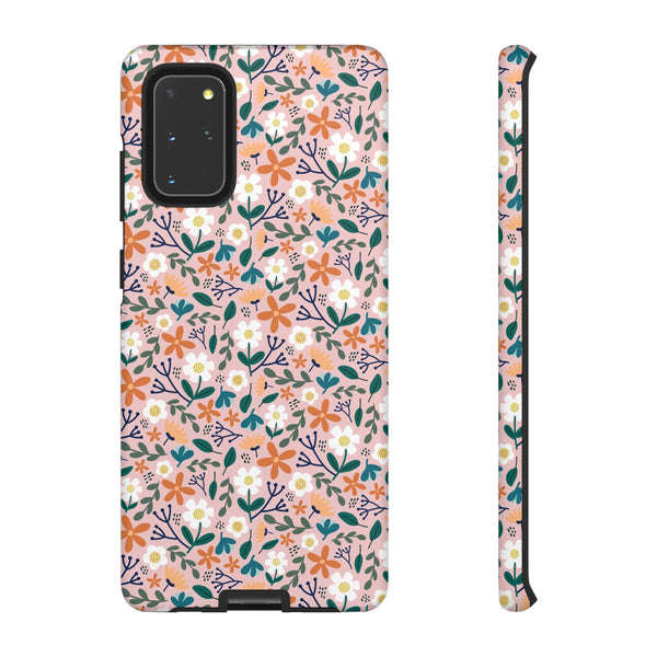 Phone Case: Florals on Pink