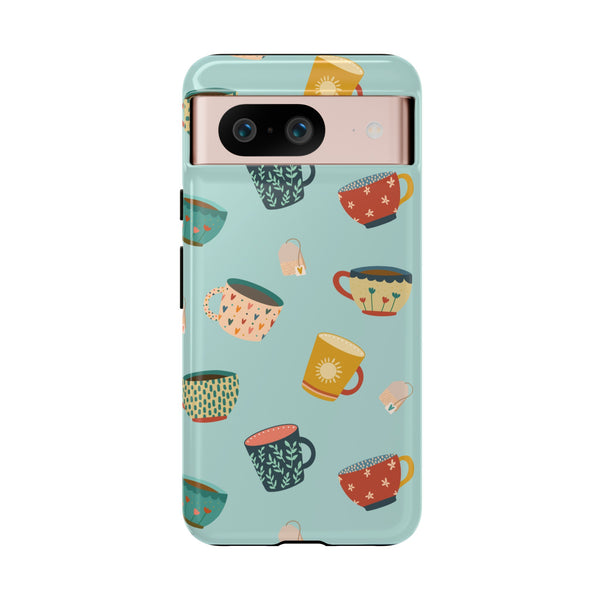 Phone Case: Tea Cups and Tea Bags
