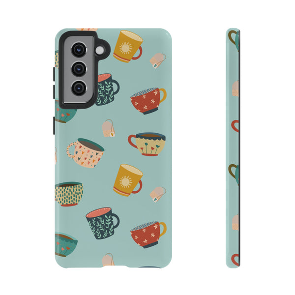 Phone Case: Tea Cups and Tea Bags