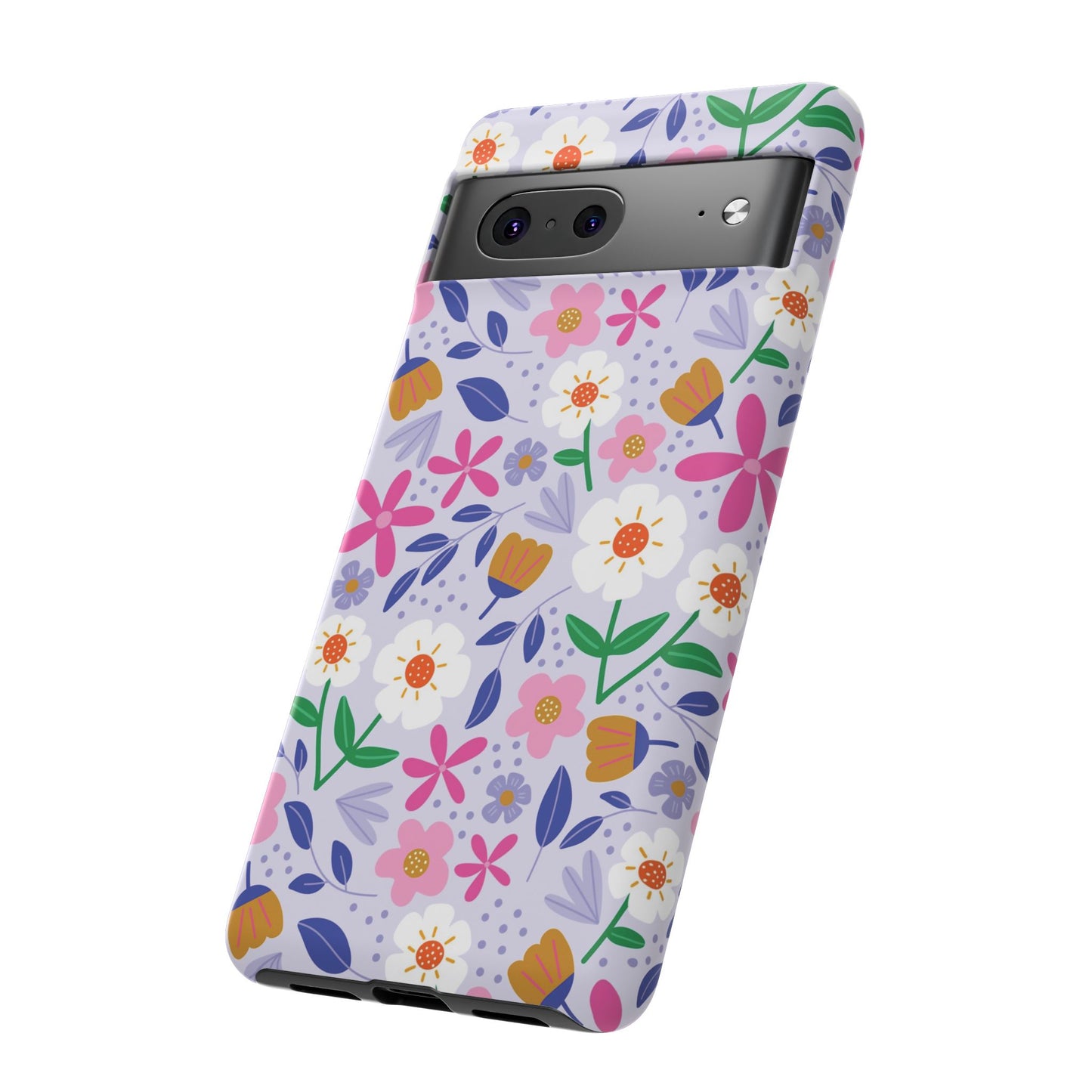 Phone Case: Blooms on Lilac
