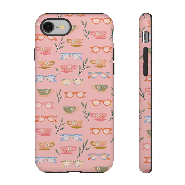 Phone Case: Tea Cups and Glasses
