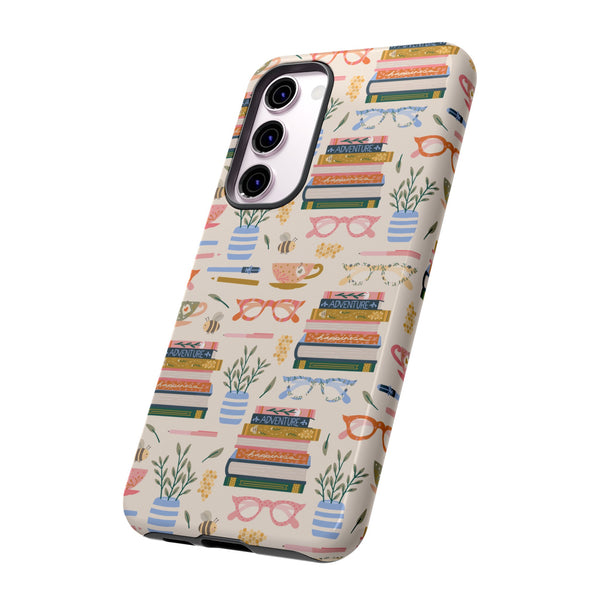 Phone Case: Bookish on Cream