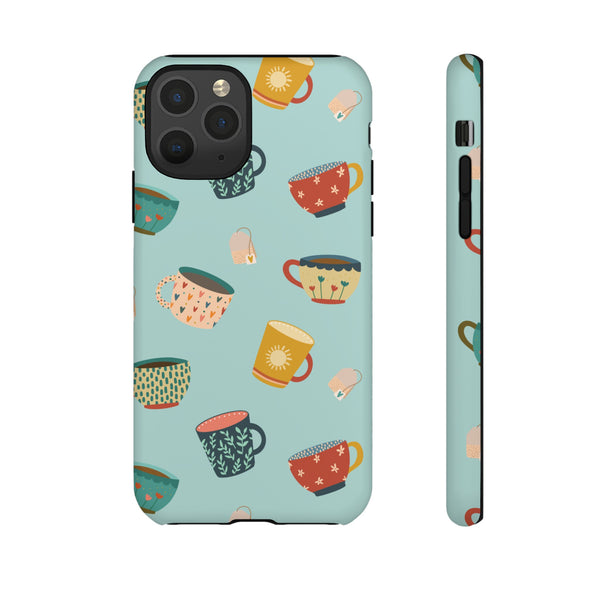 Phone Case: Tea Cups and Tea Bags