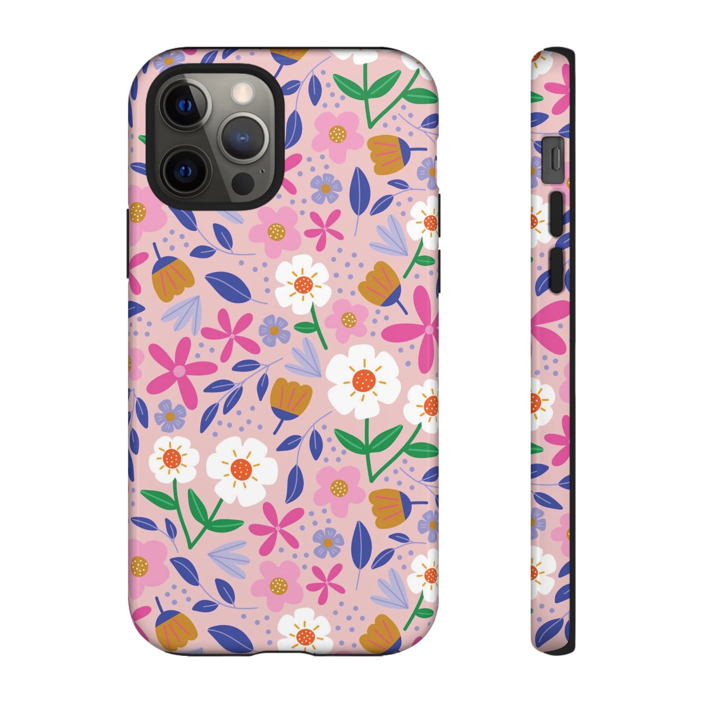 Phone Case: Blooms on Pink