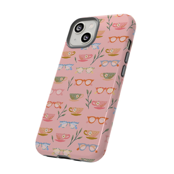 Phone Case: Tea Cups and Glasses