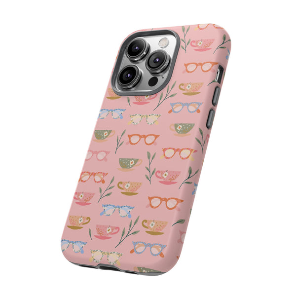 Phone Case: Tea Cups and Glasses