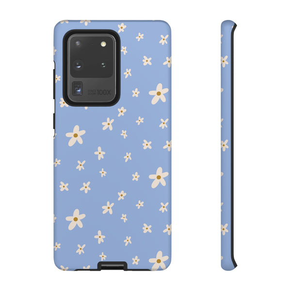 Phone Case: Daisies on Blue