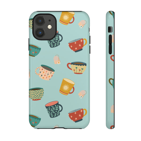 Phone Case: Tea Cups and Tea Bags