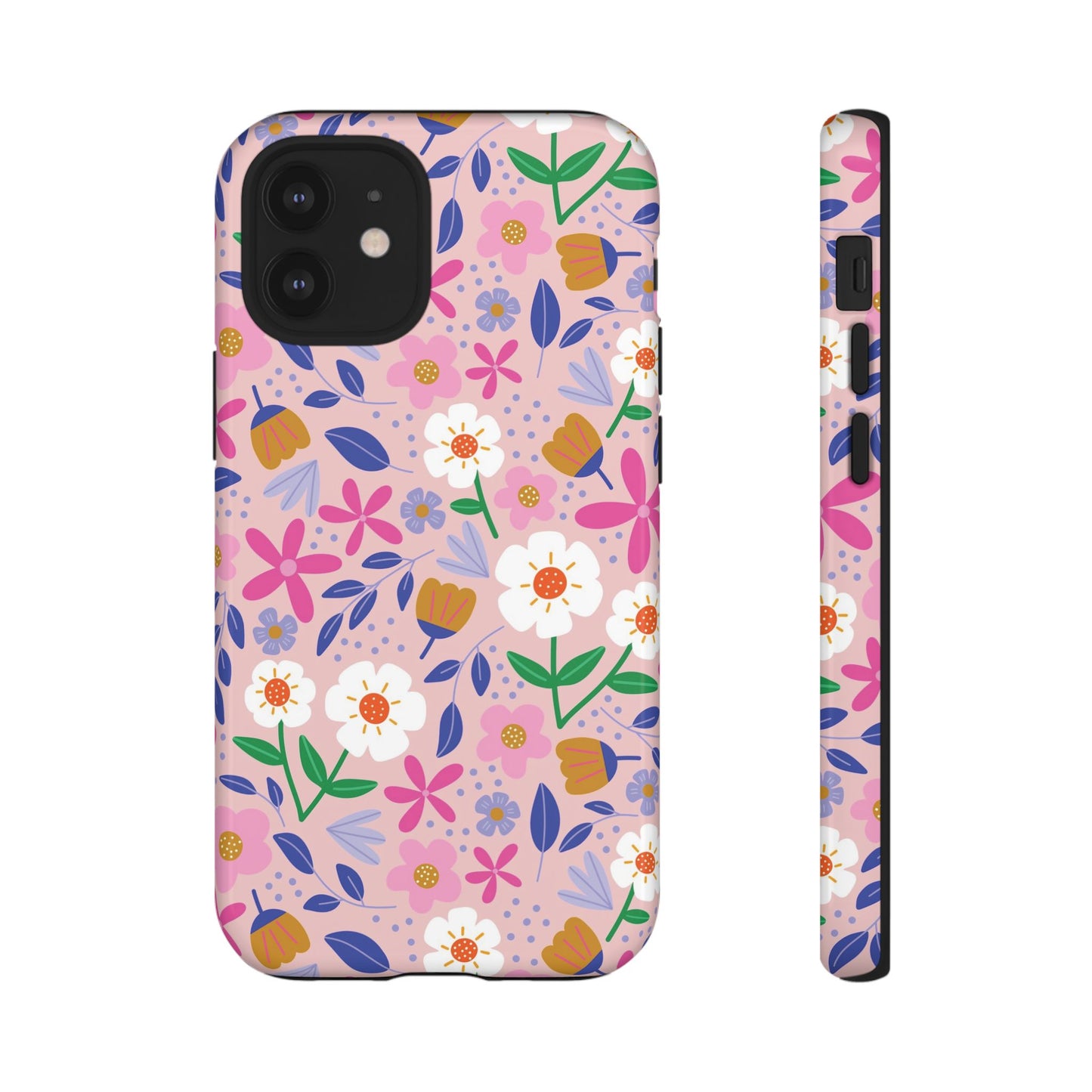Phone Case: Blooms on Pink