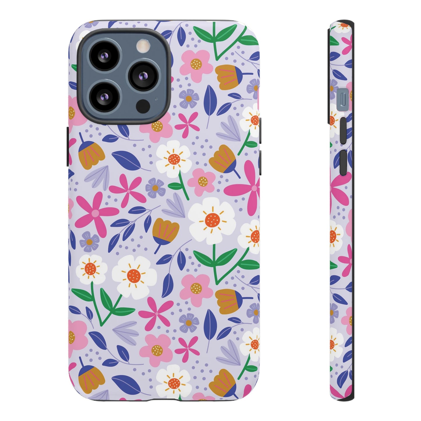 Phone Case: Blooms on Lilac