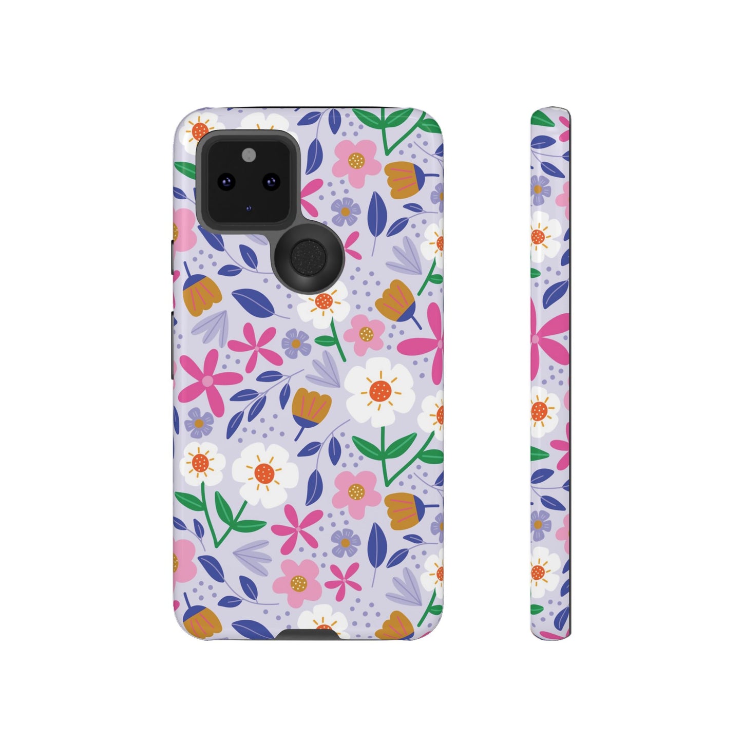 Phone Case: Blooms on Lilac