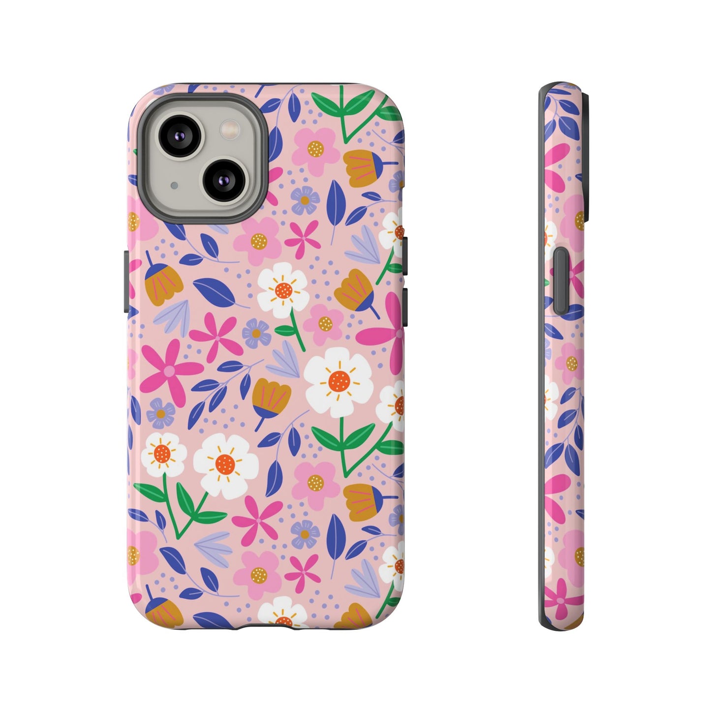 Phone Case: Blooms on Pink