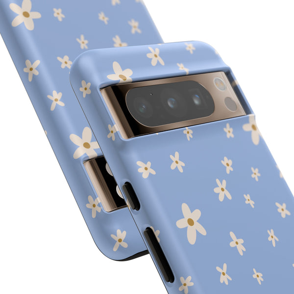 Phone Case: Daisies on Blue