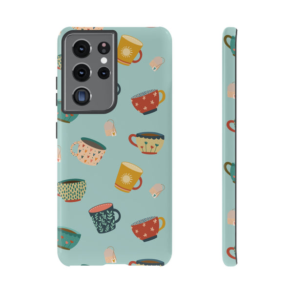 Phone Case: Tea Cups and Tea Bags