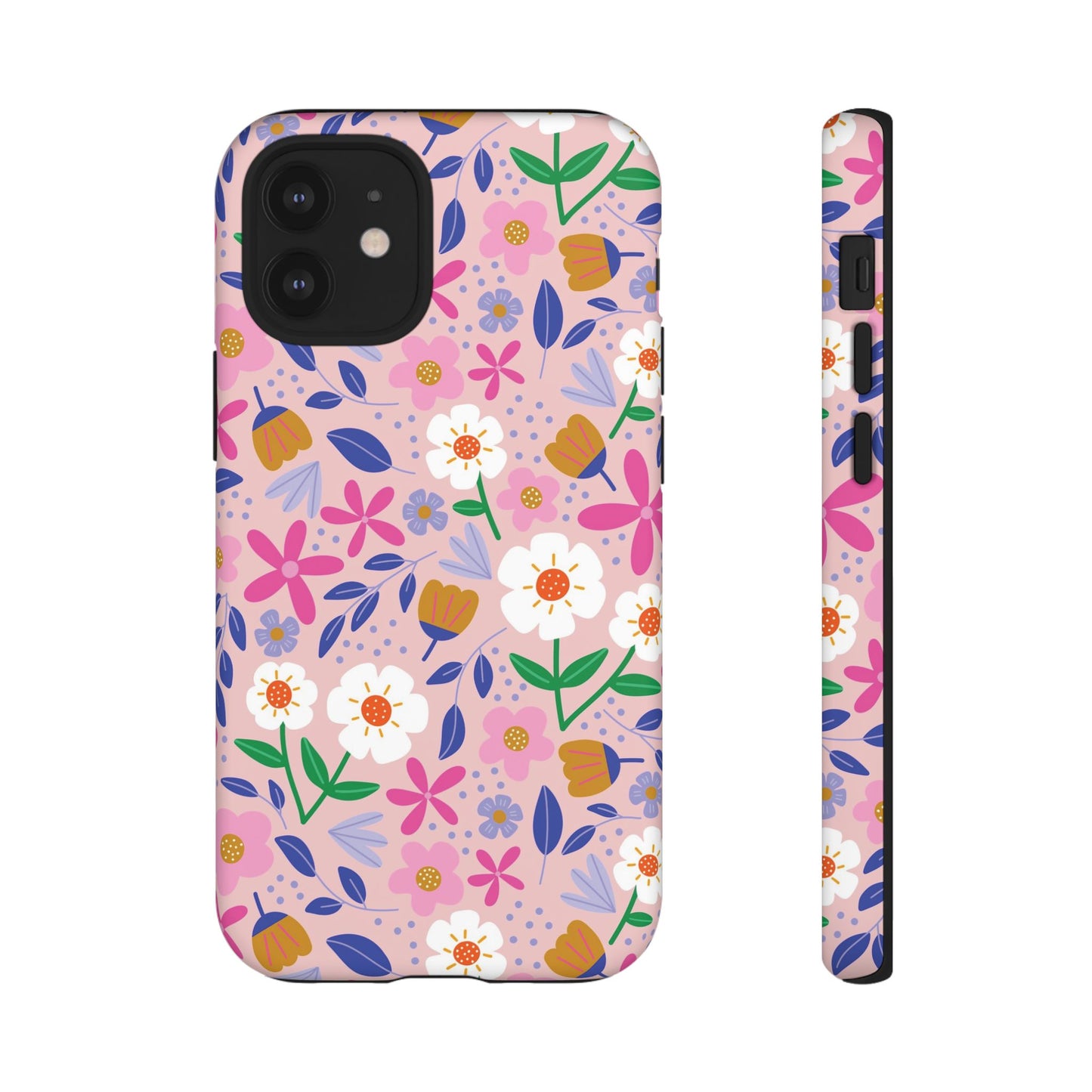Phone Case: Blooms on Pink