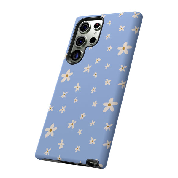 Phone Case: Daisies on Blue