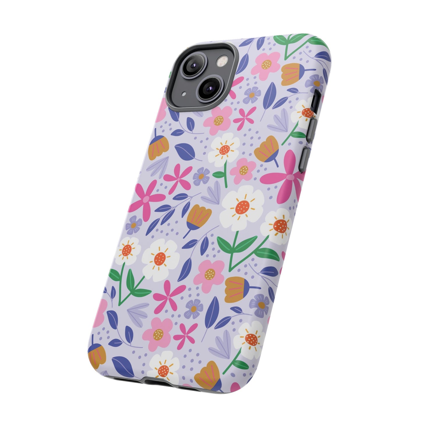 Phone Case: Blooms on Lilac