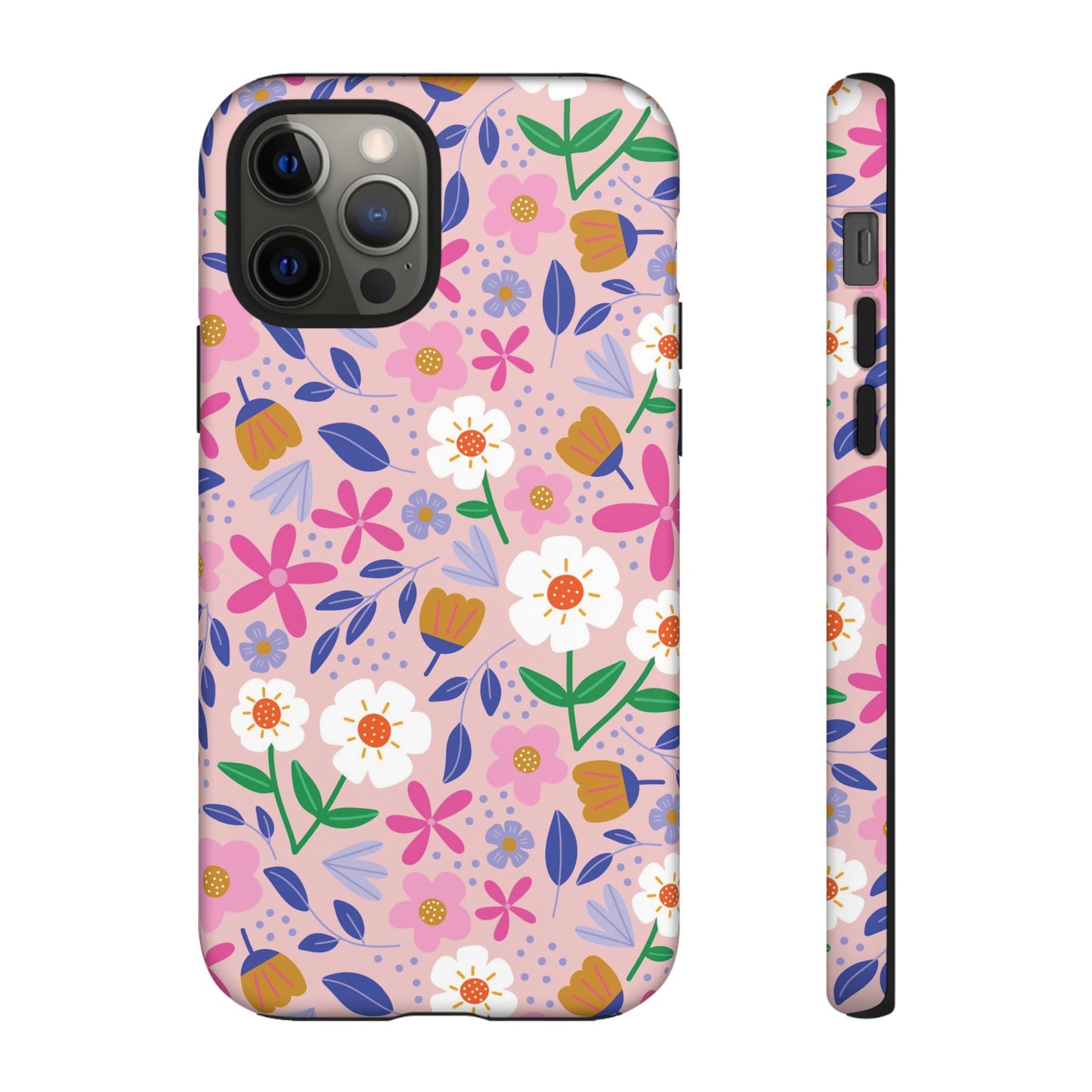 Phone Case: Blooms on Pink