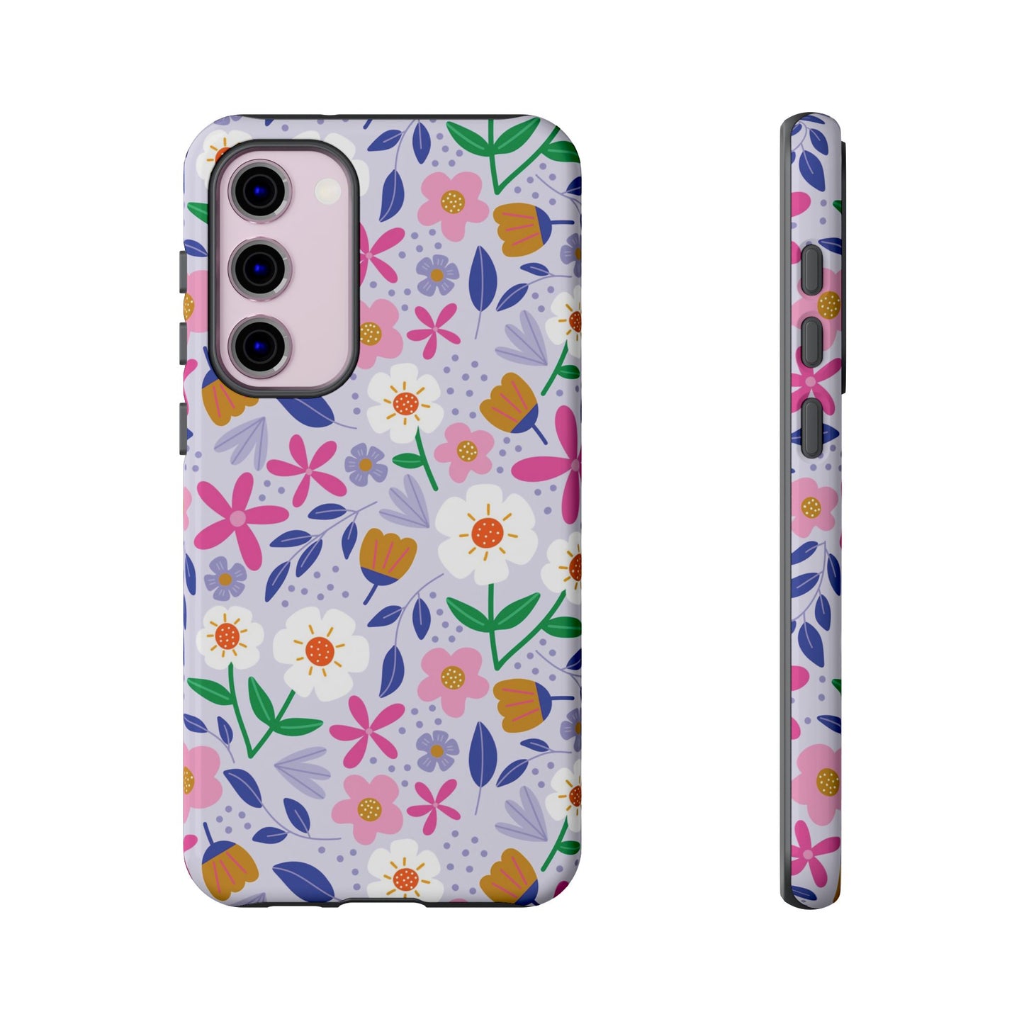 Phone Case: Blooms on Lilac