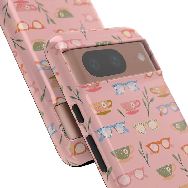 Phone Case: Tea Cups and Glasses
